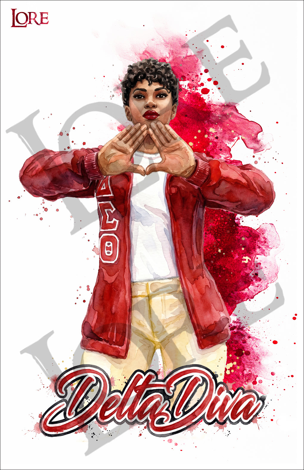 Delta Diva - Colors (Digital Art)