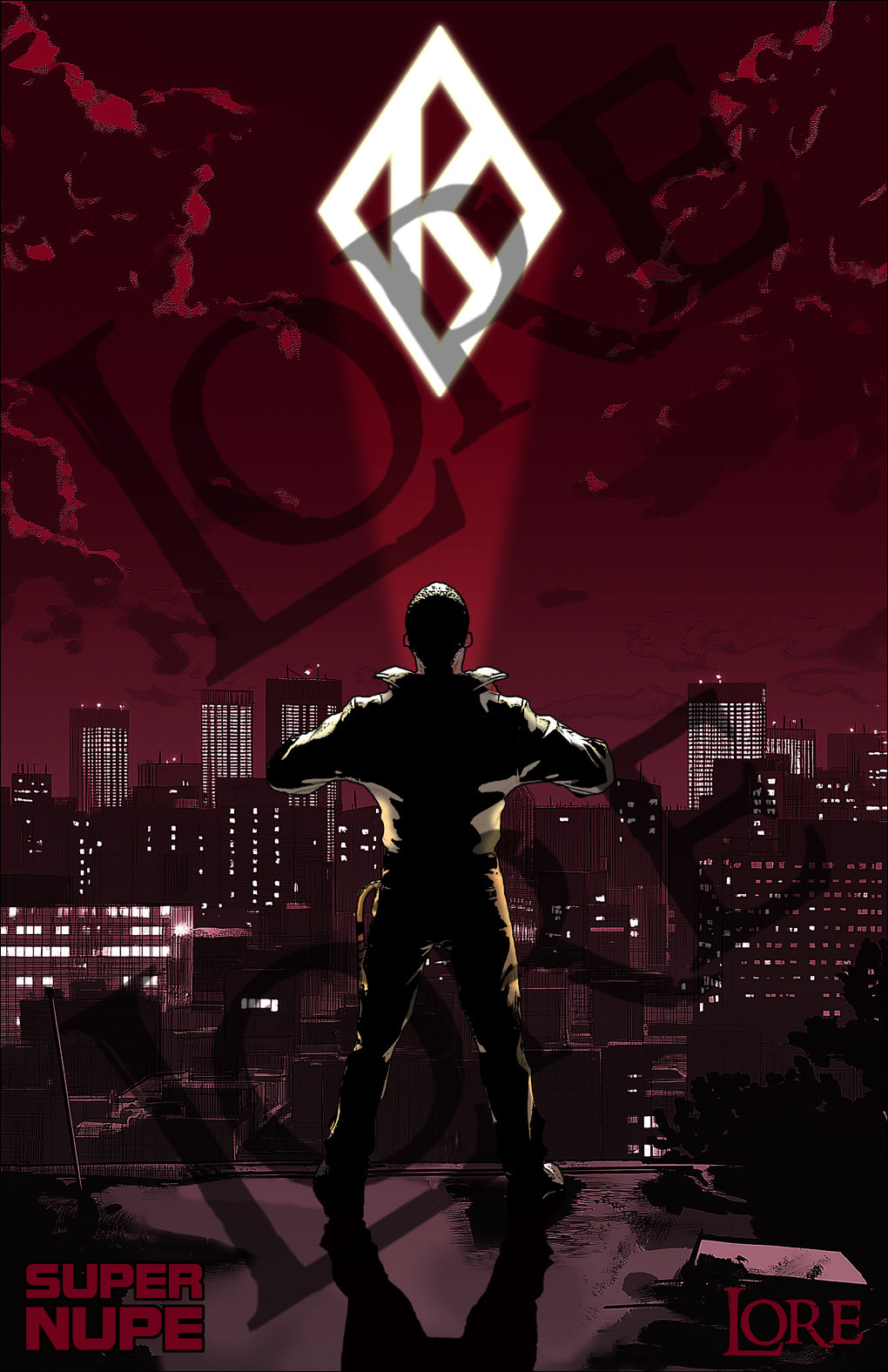 Super Nupe - Beaming (Digital Art)